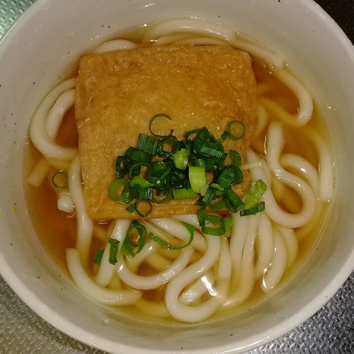 ＊簡単きつねうどん＊